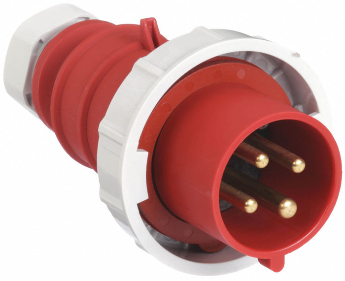 0142 IP67 Industrial Plug 4P 16A 380/415V Waterproof