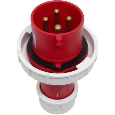 0142 IP67 Industrial Plug 4P 16A 380/415V Waterproof