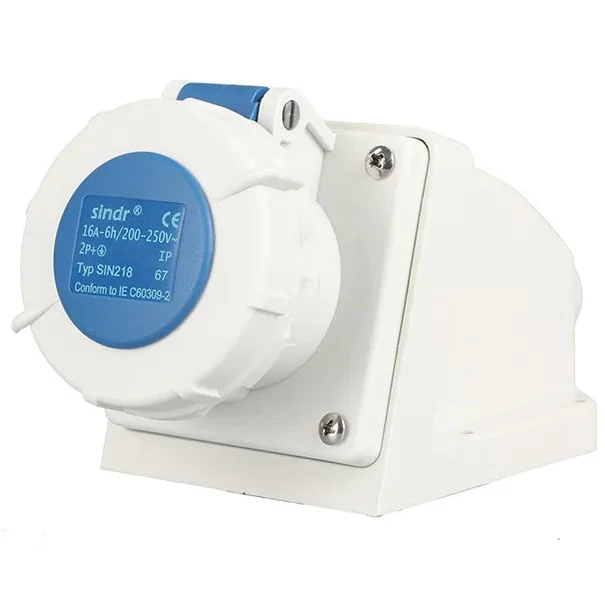 1132 IP67 Surface Mounted Socket 3P 16A 220/250V Waterproof