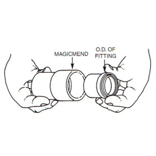 2" Magicmend Pipe Extender/ Repair hot tub plumbing ASP