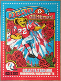 2022 Dead & Company - Foxborough Silkscreen Concert Poster by Nathaniel Deas