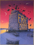 2022 Eric Church - Charlotte Silkscreen Concert Poster by Barry Blankenship