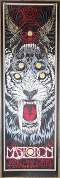 2022 Mastodon - Las Vegas Silkscreen Concert Poster by Rhys Cooper
