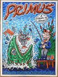 2022 Primus - San Jose Silkscreen Concert Poster by Jimbo Phillips