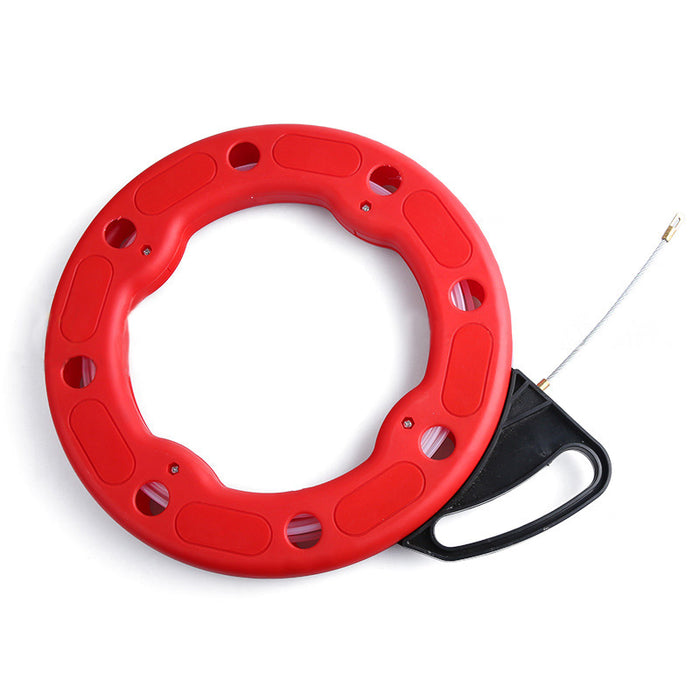 30 Meters Fish Tape Wire Puller – Durable Steel Cable for Electrical Wire Installation