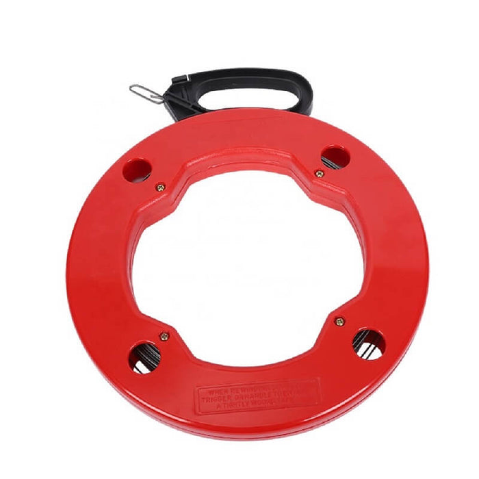 30 Meters Fish Tape Wire Puller – Durable Steel Cable for Electrical Wire Installation