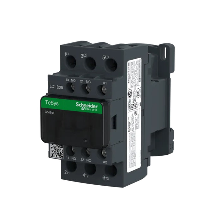 50A 3-Pole Contactor – Schneider Electric TeSys D LC1D50AP7, 3NO, 230V AC Coil, AC-3 Rated, Up to 440V