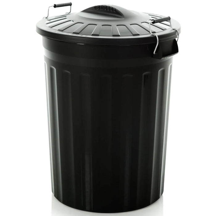 80 Litre Plastic Bin With Clip on Lid Strata
