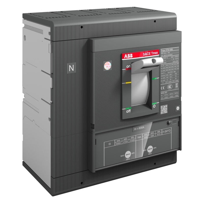 ABB Formula A2B 160 A 4-Pole MCCB 1SDA066555R1 – Thermo-Magnetic TMF (160-1600 A), 25 kA IEC