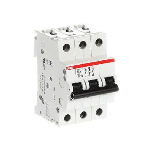 ABB SJ203T 3-Pole Miniature Circuit Breaker – 20A, C-Curve, 3kA Breaking Capacity (2TAZ144300R0204)