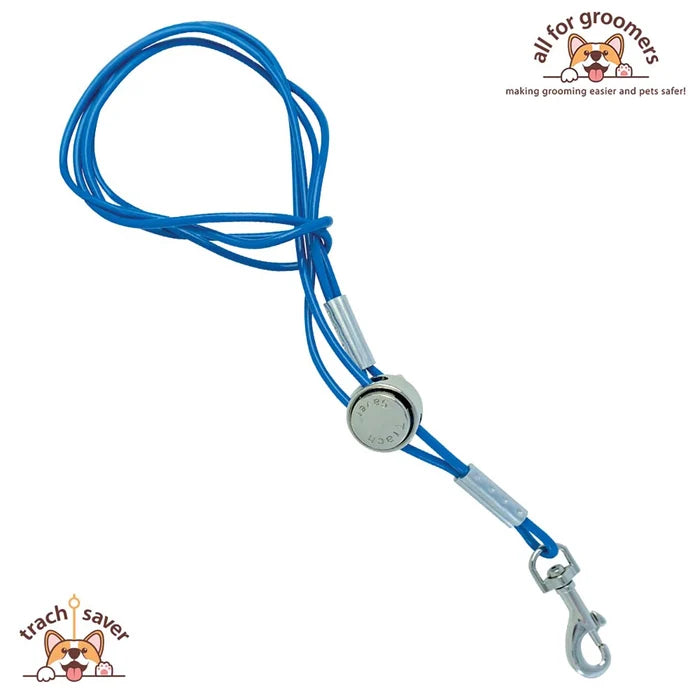 All For Groomers Blue Vinyl Trach Saver Small