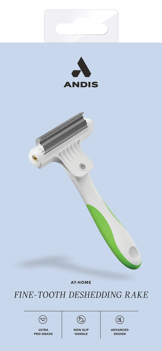 Andis 3" Fine Tooth Deshedding Rake - VBL