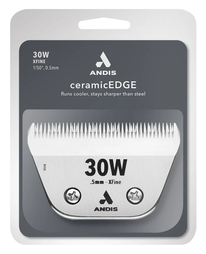 Andis 30W XFine CeramicEdge Blade Set, 1/50" - 0.5mm