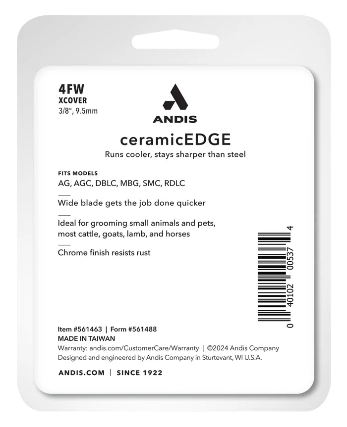 Andis  4FW XCover CeramicEdge Blade Set 3/8", 9.5mm