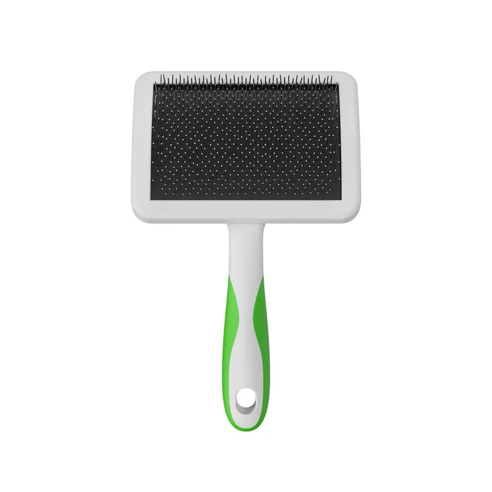 Andis Large Firm Slicker Brush - Green/White - VBL