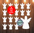 Angel - 10 or 20pc bundle - 1.5 or 2 inch size (great for badge reels & hairbow centers)