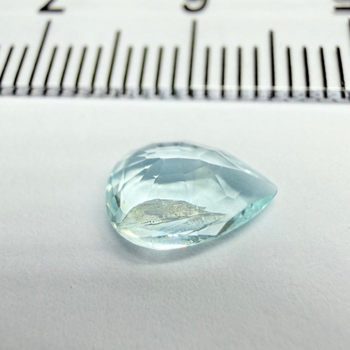 Aquamarine, 1.04ct, Tanzania, Untreated Unheated, see next pic for inclusion