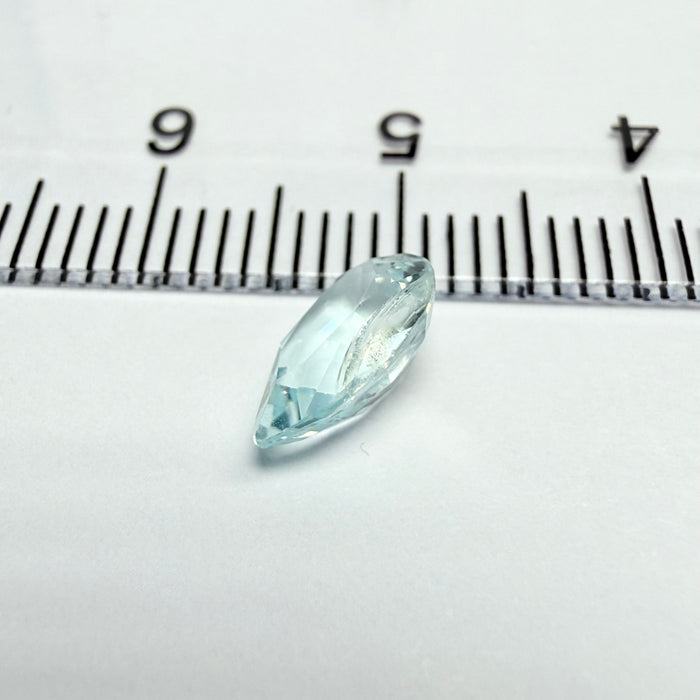 Aquamarine, 1.04ct, Tanzania, Untreated Unheated, see next pic for inclusion