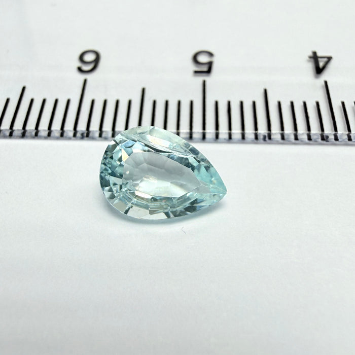 Aquamarine, 1.04ct, Tanzania, Untreated Unheated, see next pic for inclusion