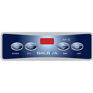 Balboa VL403 Overlay  Blower/ Jets/ Temp/ Lights