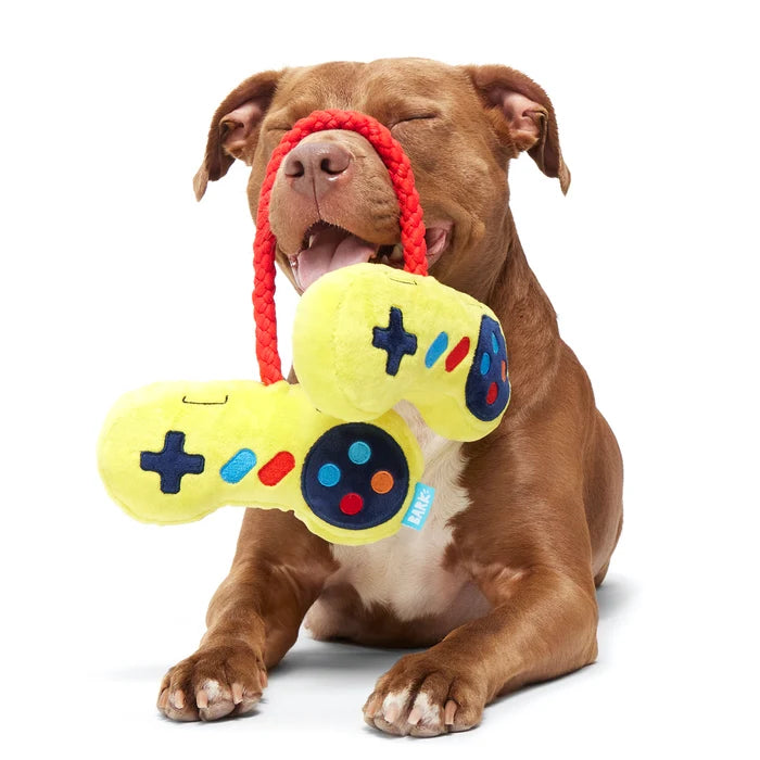 BARK Ate-Bit Tug Plush Dog Toy S/M
