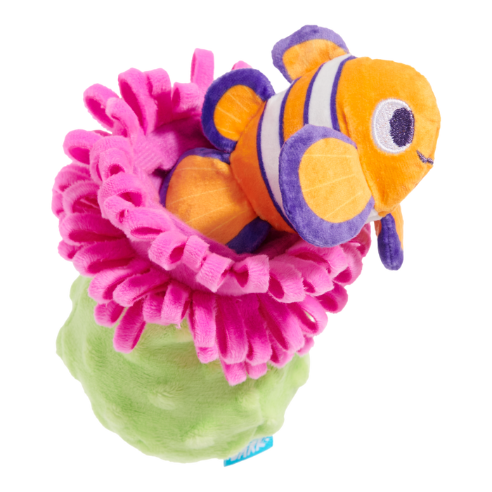 BARK Clown Fishing Around Plush Dog Toy