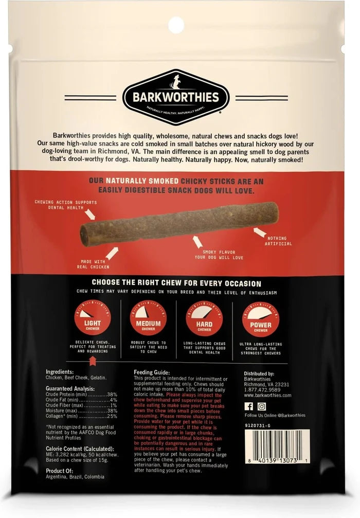 Barkworthies Smoked Beef Stick 15pk
