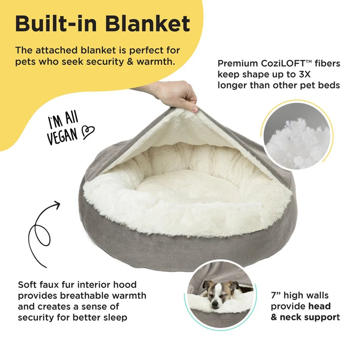Best Friends by Sheri Cozy Cuddler Ilan Grey 24x24