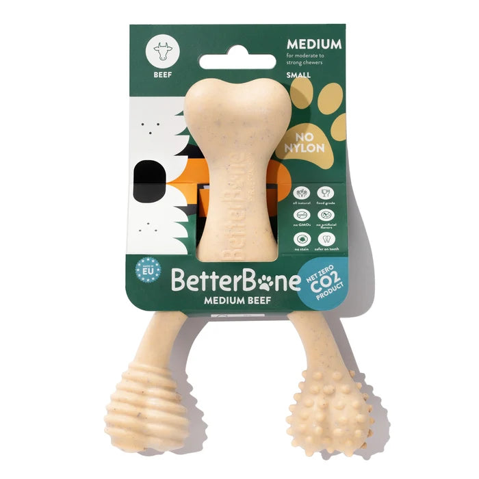 BetterBone Medium Beef Dog Chew Toy Small