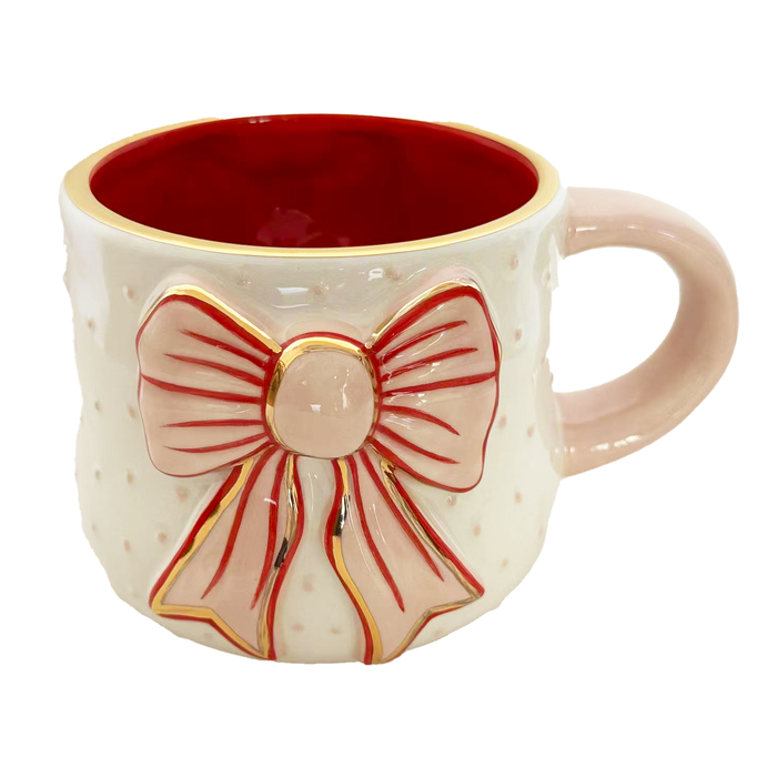 Big Pink Bow Mug