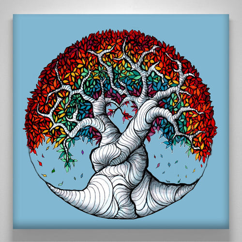 "Blue Rainbow Tree of Life"