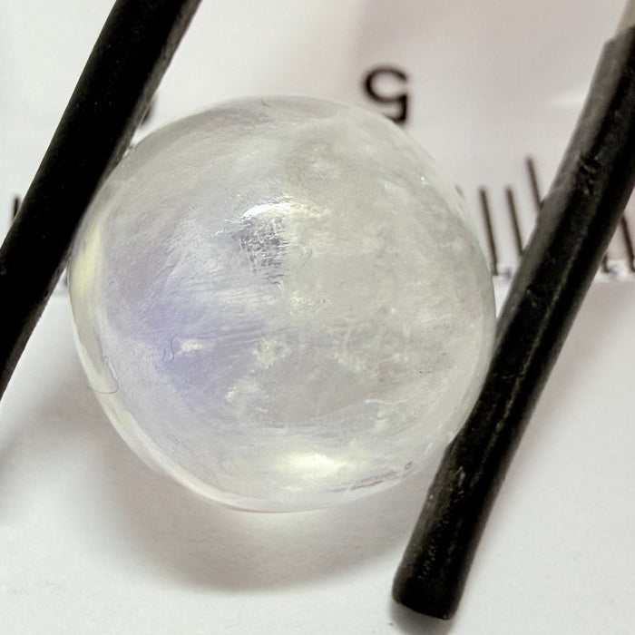 Blue Sheen Moonstone Cabochon, 7.19ct, Tanzania, Untreated Unheated, faint sheen