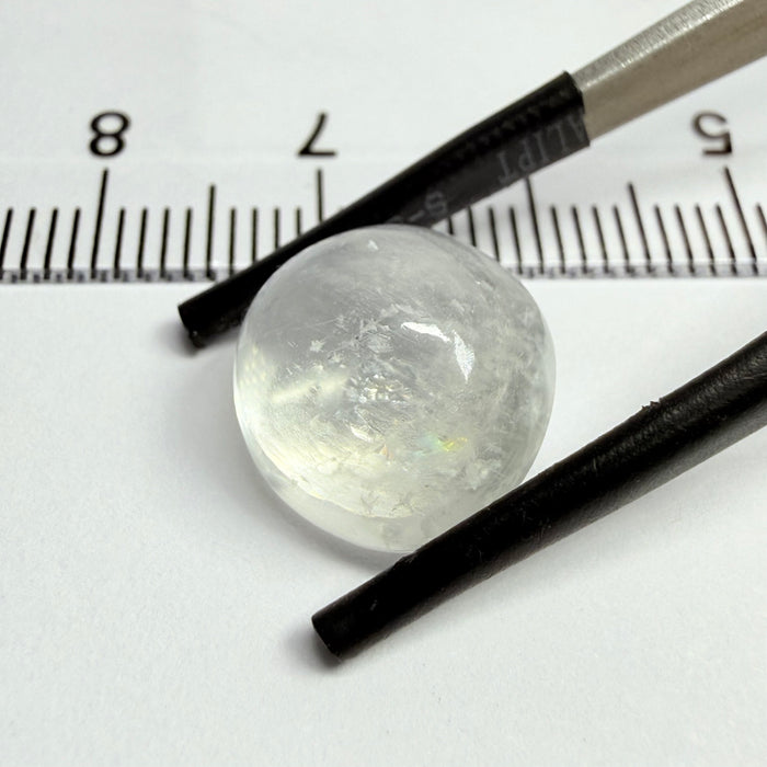 Blue Sheen Moonstone Cabochon, 7.19ct, Tanzania, Untreated Unheated, faint sheen