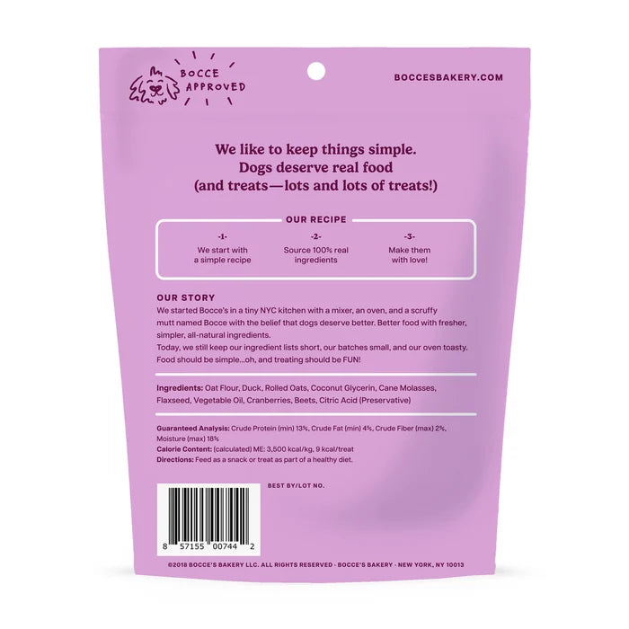 Bocce's Bakery Duck Soft & Chewy Dog Treats 6oz
