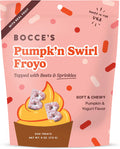 Bocce's Bakery Pumpk’n Swirl Froyo Soft & Chewy Dog Treats 6oz