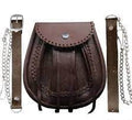 Brown Distressed Jacobite Sporran