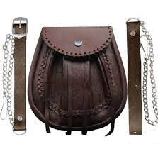 Brown Distressed Jacobite Sporran