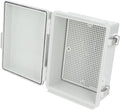 FD-KT buckle plastic distribution box open view showing mounting plate