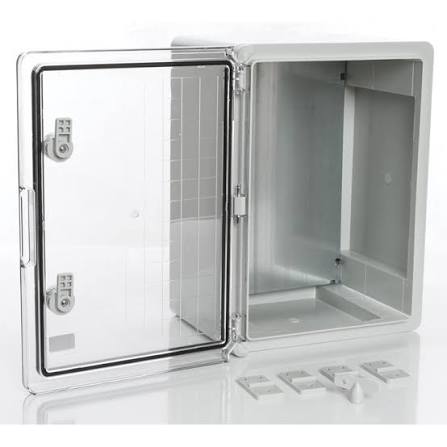 Buckle Plastic Distribution Box FD-ST 400×300×170 with Lock Transparent Cover
