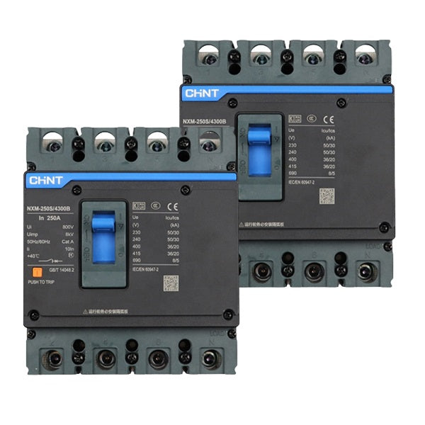 CHINT NXM-125S/4300 MCCB – 63A, 4P, 36kA Molded Case Circuit Breaker