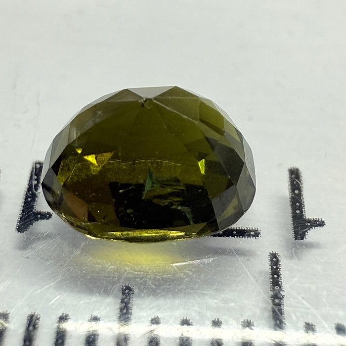 Chrome Tourmaline, 1.35ct, Landanai, Tanzania, Untreated Unheated, native cut, but if you can use price reflects