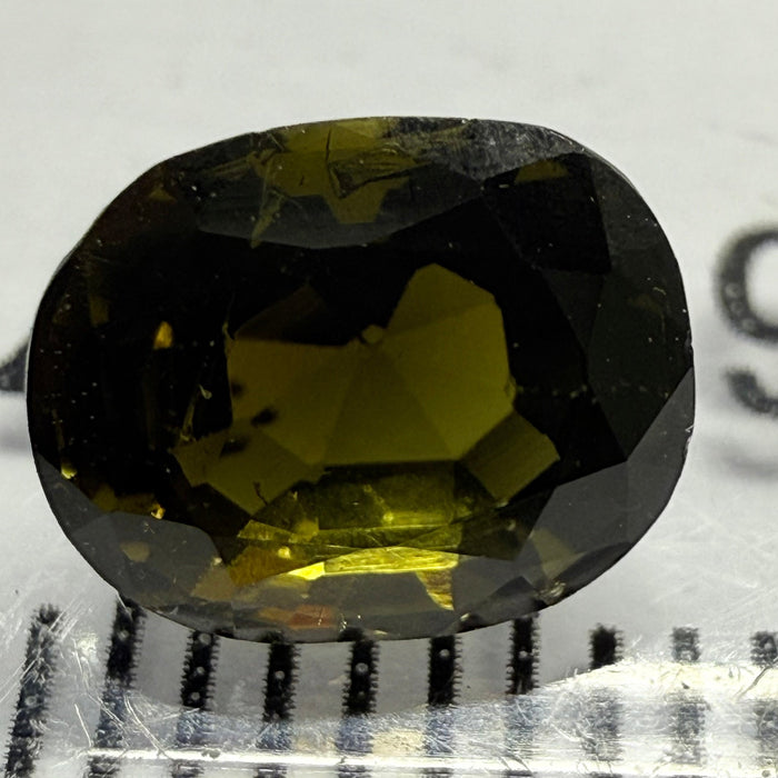 Chrome Tourmaline, 1.35ct, Landanai, Tanzania, Untreated Unheated, native cut, but if you can use price reflects
