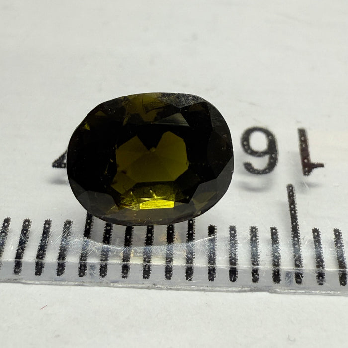 Chrome Tourmaline, 1.35ct, Landanai, Tanzania, Untreated Unheated, native cut, but if you can use price reflects