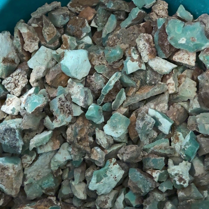 Chrysoprase from Tanzania, Untreated Unheated. Blind pour, price is per kilo