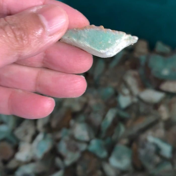 Chrysoprase from Tanzania, Untreated Unheated. Blind pour, price is per kilo