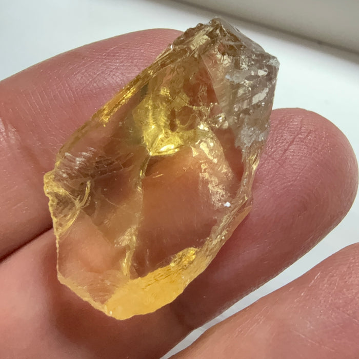 Citrine, 32.31ct, Zambia, Untreated Unheated, VVS-IF, flattish shape