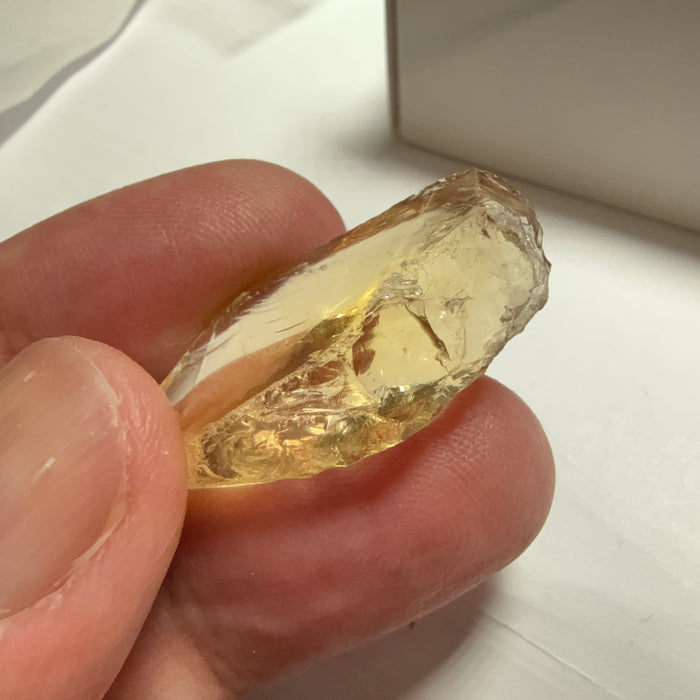 Citrine, 32.31ct, Zambia, Untreated Unheated, VVS-IF, flattish shape