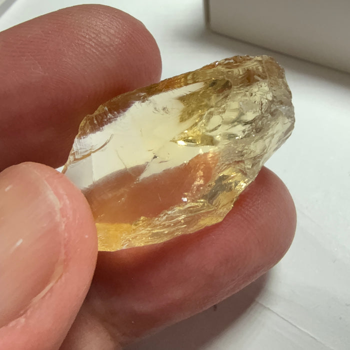 Citrine, 32.31ct, Zambia, Untreated Unheated, VVS-IF, flattish shape