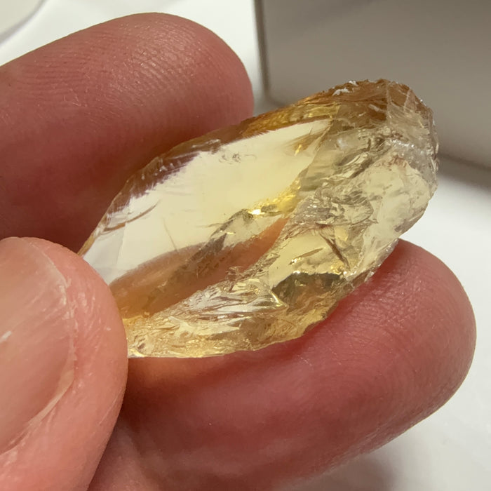 Citrine, 32.31ct, Zambia, Untreated Unheated, VVS-IF, flattish shape