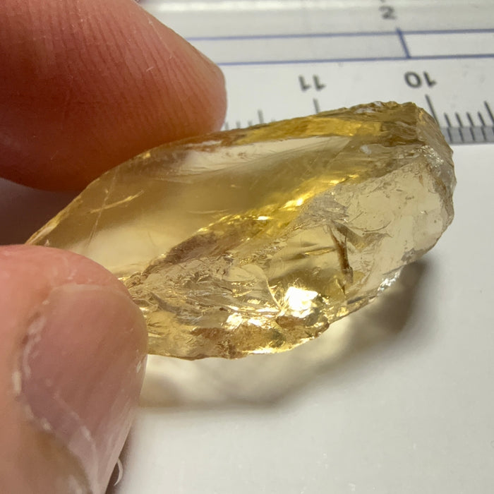 Citrine, 32.31ct, Zambia, Untreated Unheated, VVS-IF, flattish shape